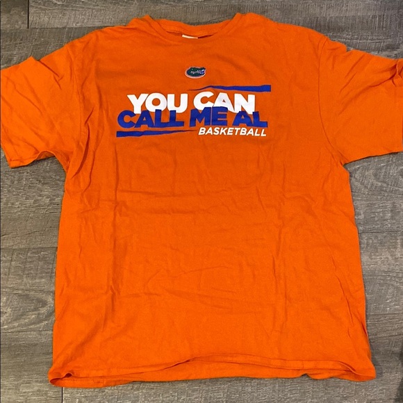 Delta Florida Gators NCAA Graphic Orange & Blue T-Shirt "You Can Call Me Al" XL - Picture 1 of 5